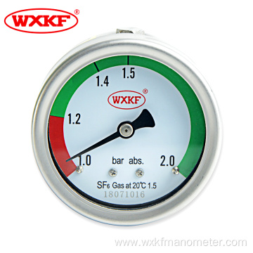 2.5" SF6 gas pressure gauge gas analyzers